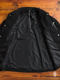 Taffeta Coaches Jacket in Black