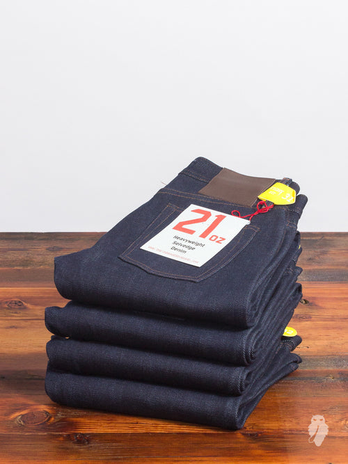 UB421 Heavyweight 21oz Selvedge Denim - Tight Fit