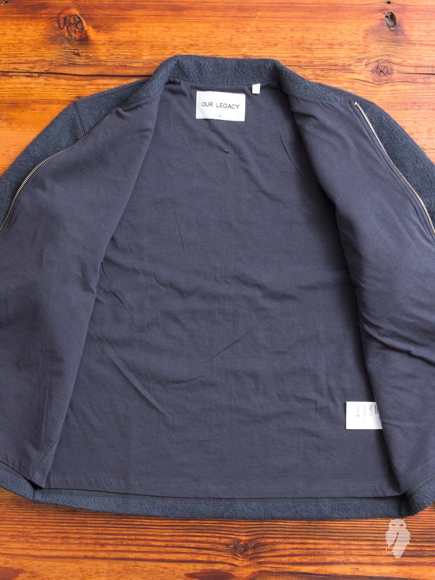 ジャケット・アウター RAW EDGE JACKET Raw Edge Blouson in Graphite – Blue Owl Workshop