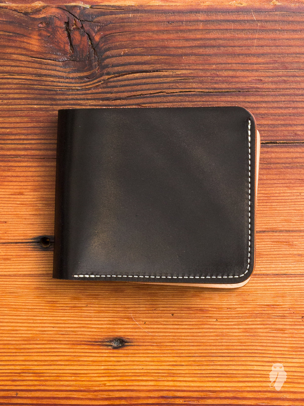 Shell Cordovan Bifold Wallet in Black – Blue Owl Workshop