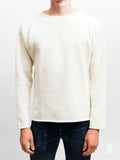 "Mariniere" Lambswool Sweater in Off White