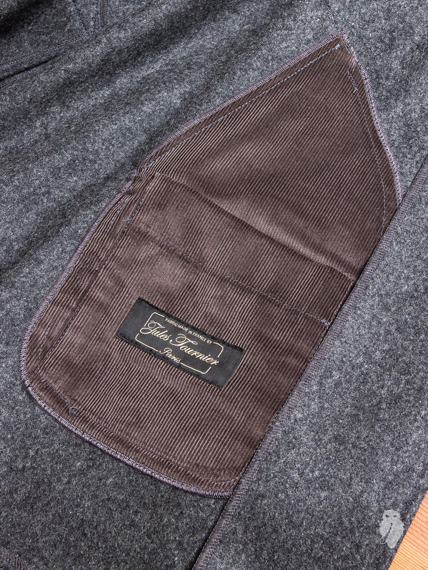 A.P.C.×Jules Tournier Wool Coat Raglan Overcoat Merino Wool Jules Tournier Brown | Aviatic