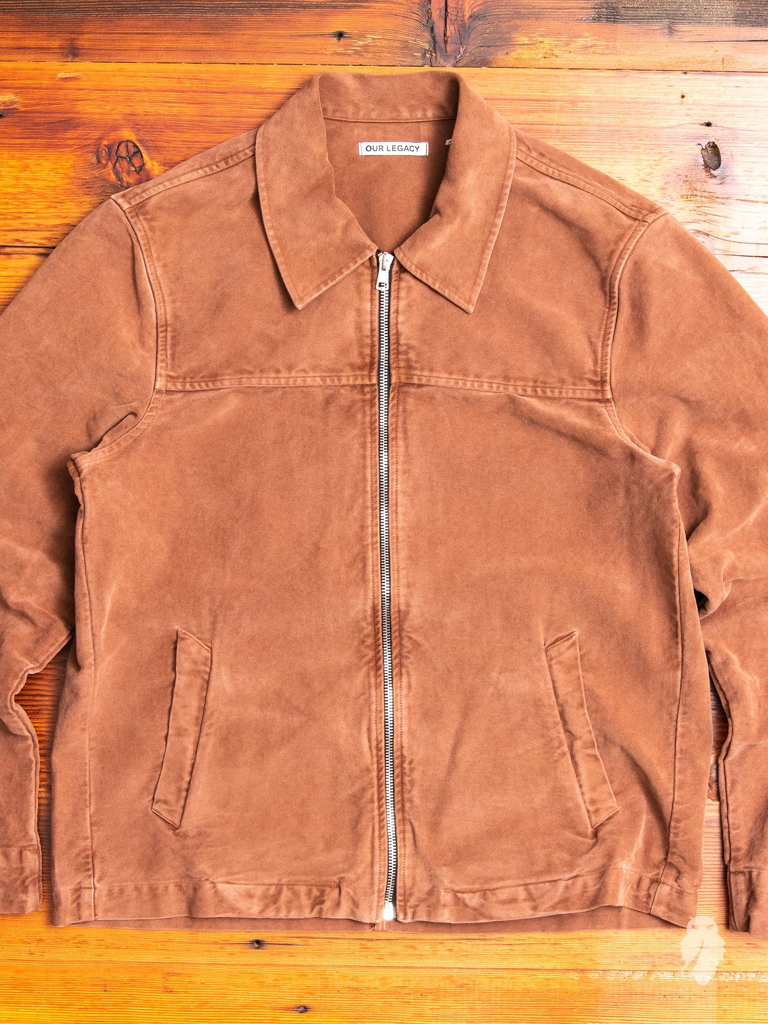 Drip Yoke Blouson in Pink Bleach Vintage Moleskin – Blue Owl Workshop