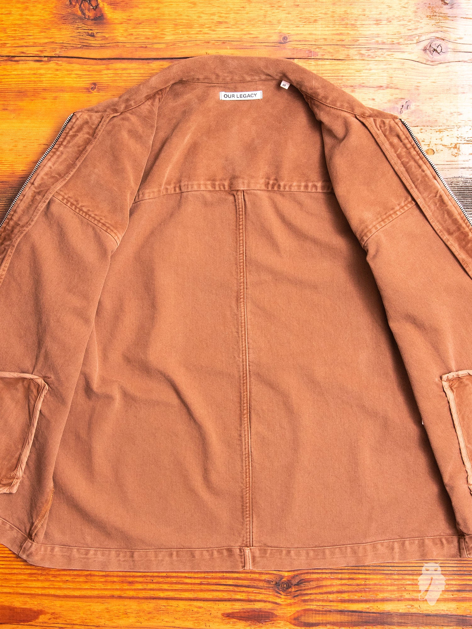 Drip Yoke Blouson in Pink Bleach Vintage Moleskin – Blue Owl Workshop