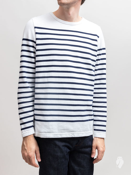 Rachel Loomed Long Sleeve T-Shirt in White