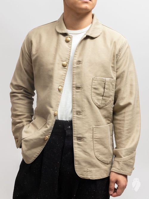 Urchin Coverall Jacket in Beige