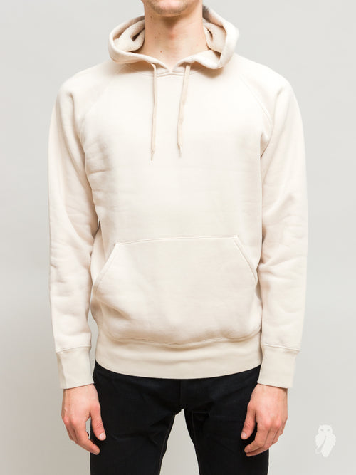 Single Pullover Hoodie in Eggshell