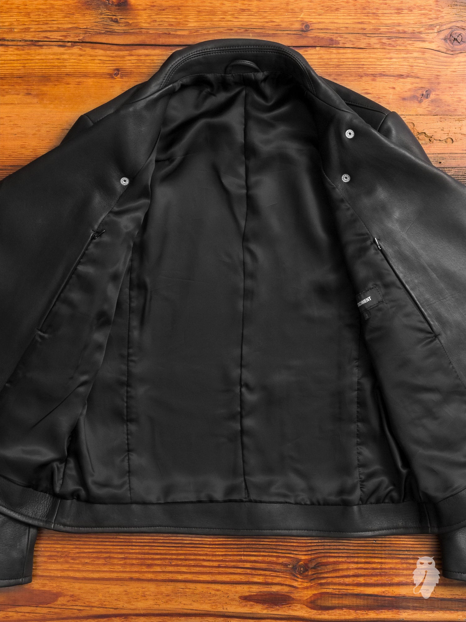 Lamb Leather Double Rider Jacket in Black – Blue Owl Workshop