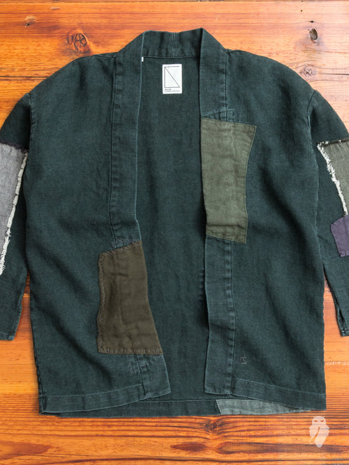 Harvesty Haori Jacket in Green