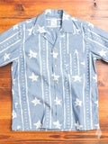 "Artisan Stars" Kaona Shirt in Indigo