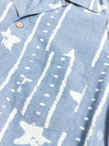 "Artisan Stars" Kaona Shirt in Indigo