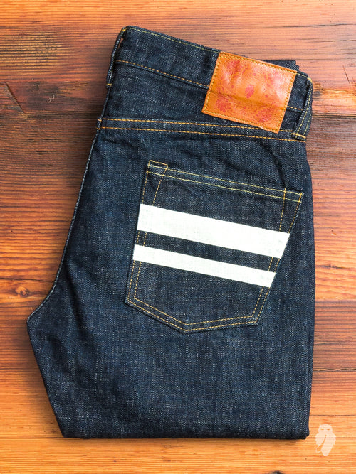 BOM012 "Momotaro x Blue Owl" 15.7oz Selvedge Denim - Tight Tapered Fit