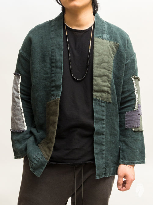 Harvesty Haori Jacket in Green