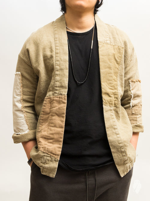 Harvesty Haori Jacket in Beige