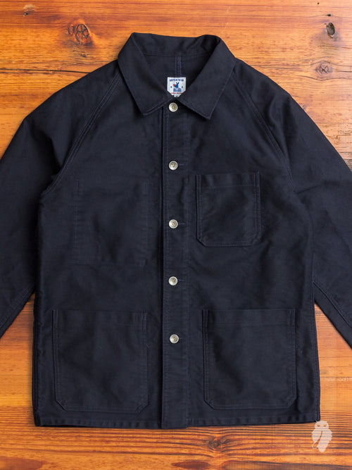 "Raglan" Work Jacket in Navy