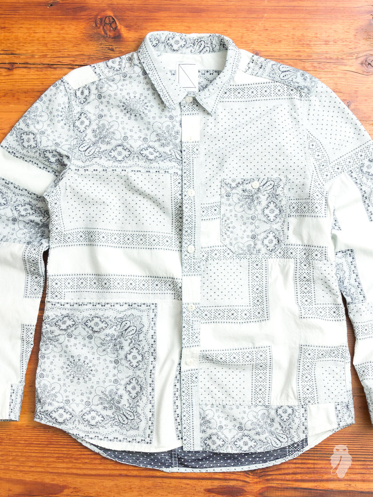 Bandana Ranru Button Down Shirt in White