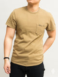S.L.V. Hand-Stitch T-Shirt in Beige