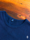 S.L.V. Hand-Stitch T-Shirt in Indigo