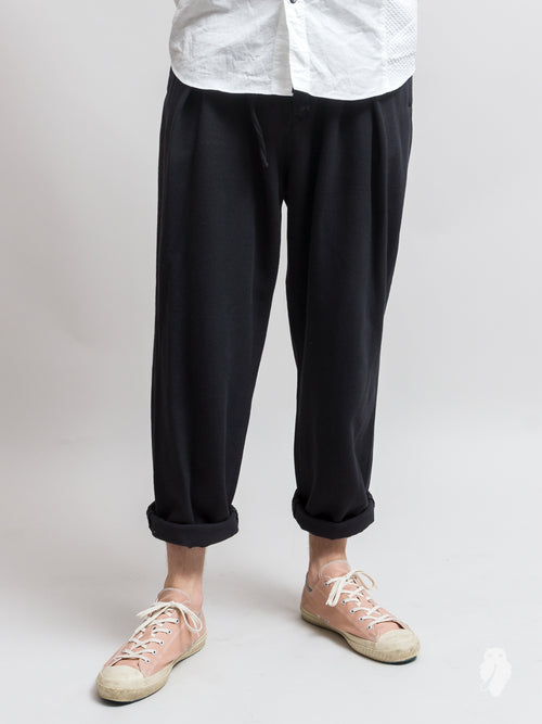 Sashiko Hakama Pants in Matte Black