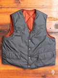 Reversible Puron Vest in Olive Soft Nylon