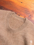 Raccoon Fur Sweater in Camel