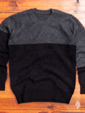 Raccoon Fur Sweater in Charcoal