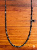 Gemstone & Silver Chain Necklace in Labradorite