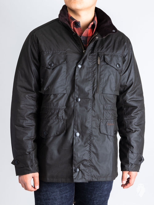 "Sapper" Wax Jacket in Olive