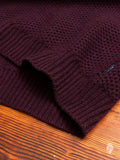 "Talon" Crewneck Sweater in Merlot