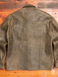Copeland Leather Jacket in Green