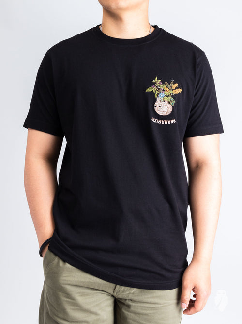 "Life-Death" T-Shirt in Black