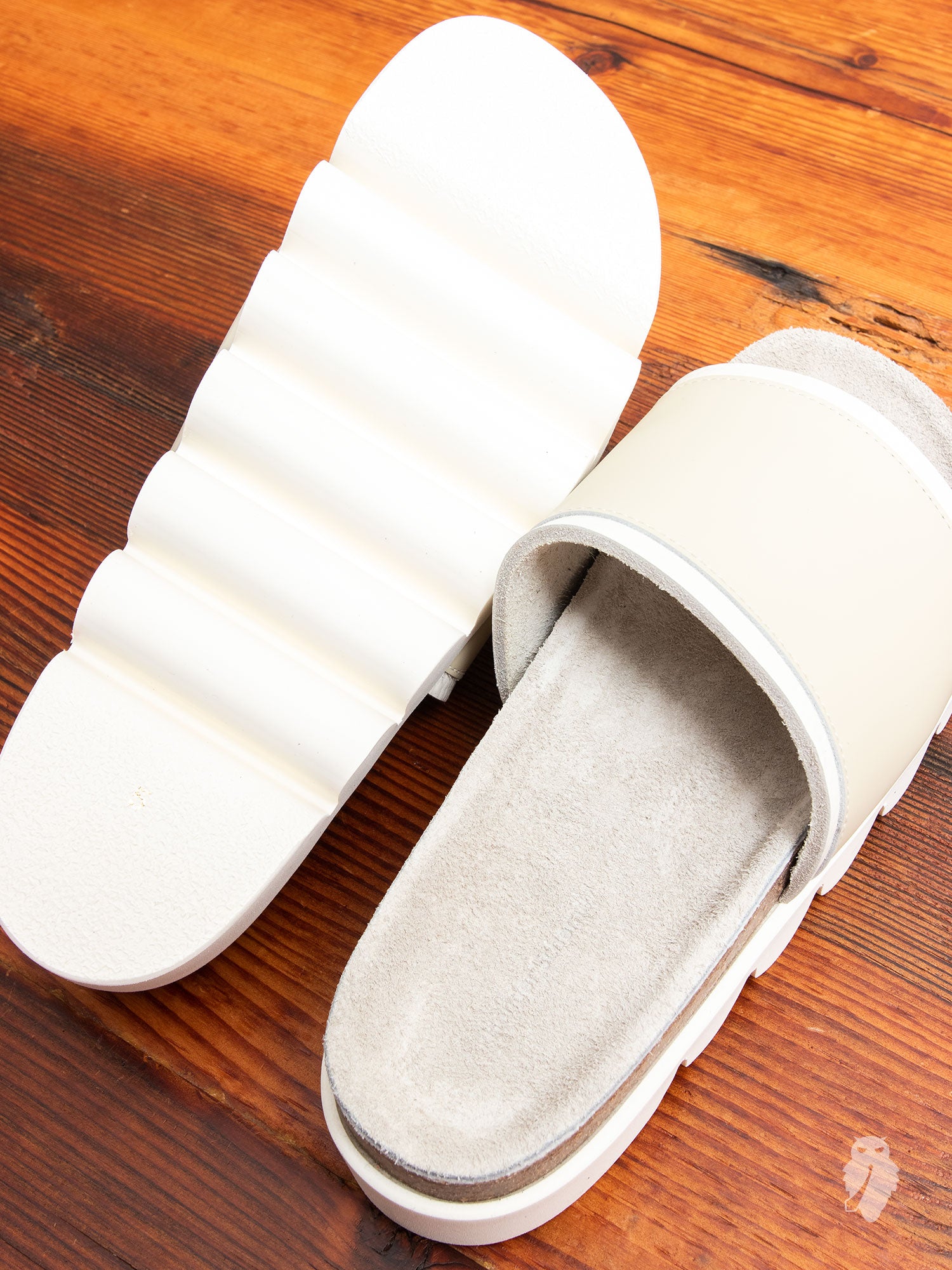 Caterpillar Sandal in White – Blue Owl Workshop