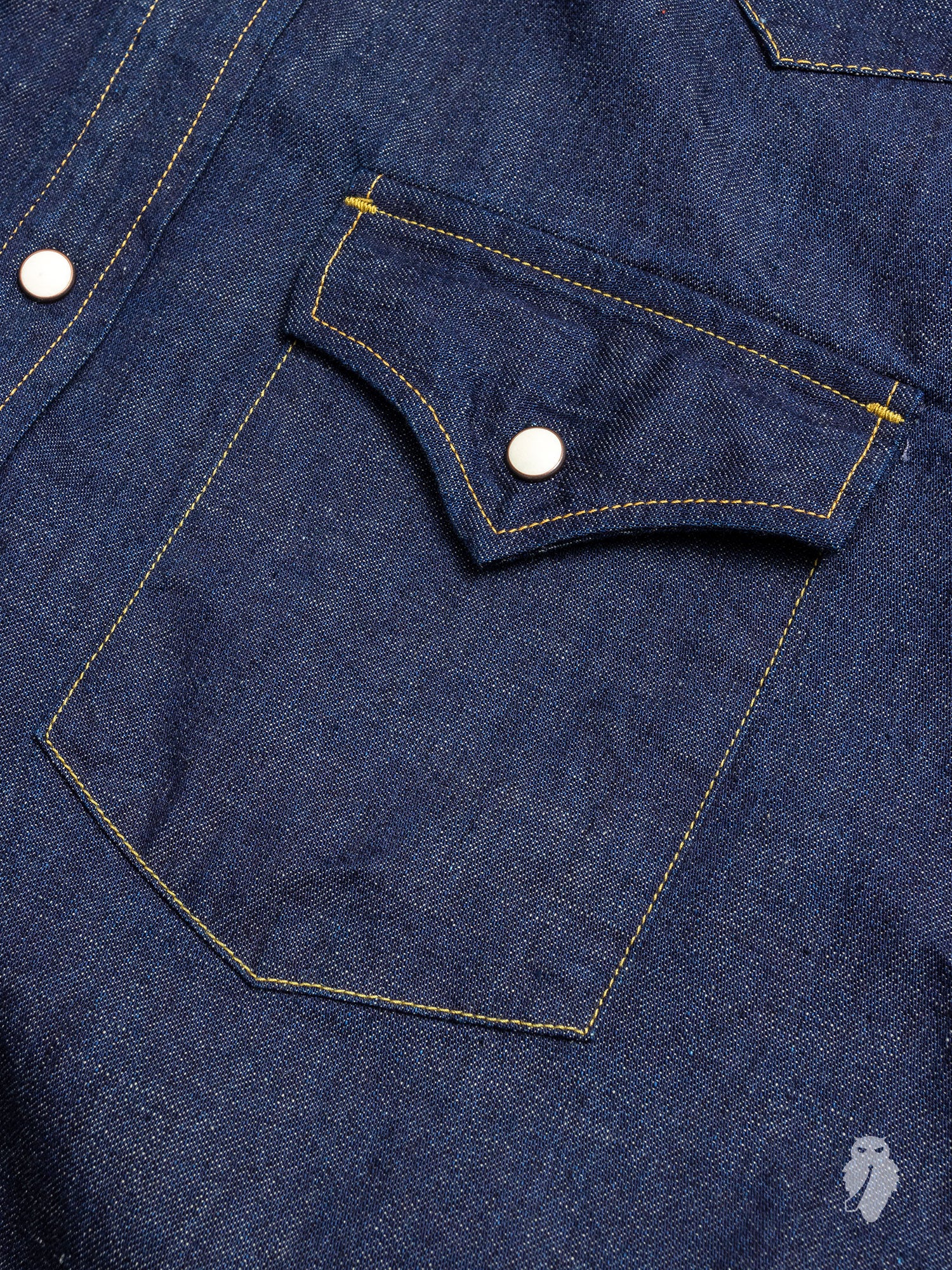 8Oz Denim Front Strip Shirt main image 1