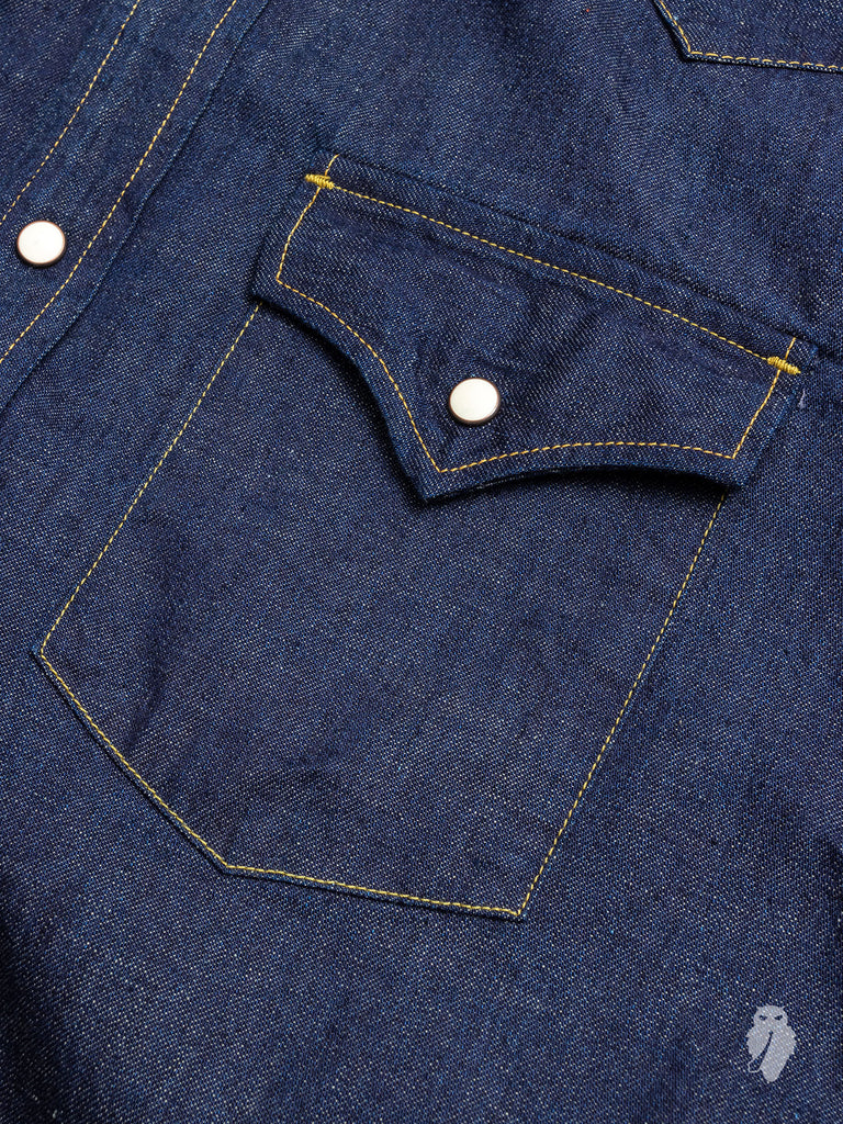 8oz Denim Western Shirt(MENS)