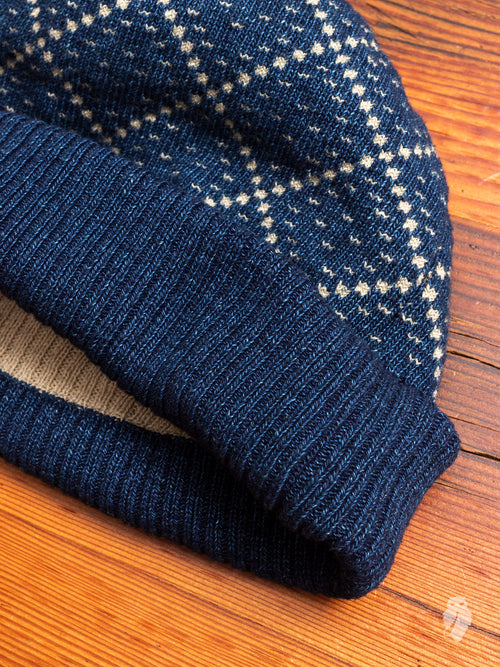 Knit Watch Cap in Indigo