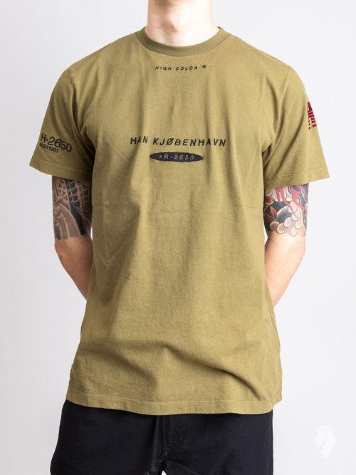 Casual T-Shirt in Olive