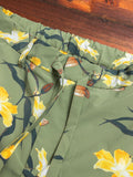 Relaxed Shorts in Yellow Flowers