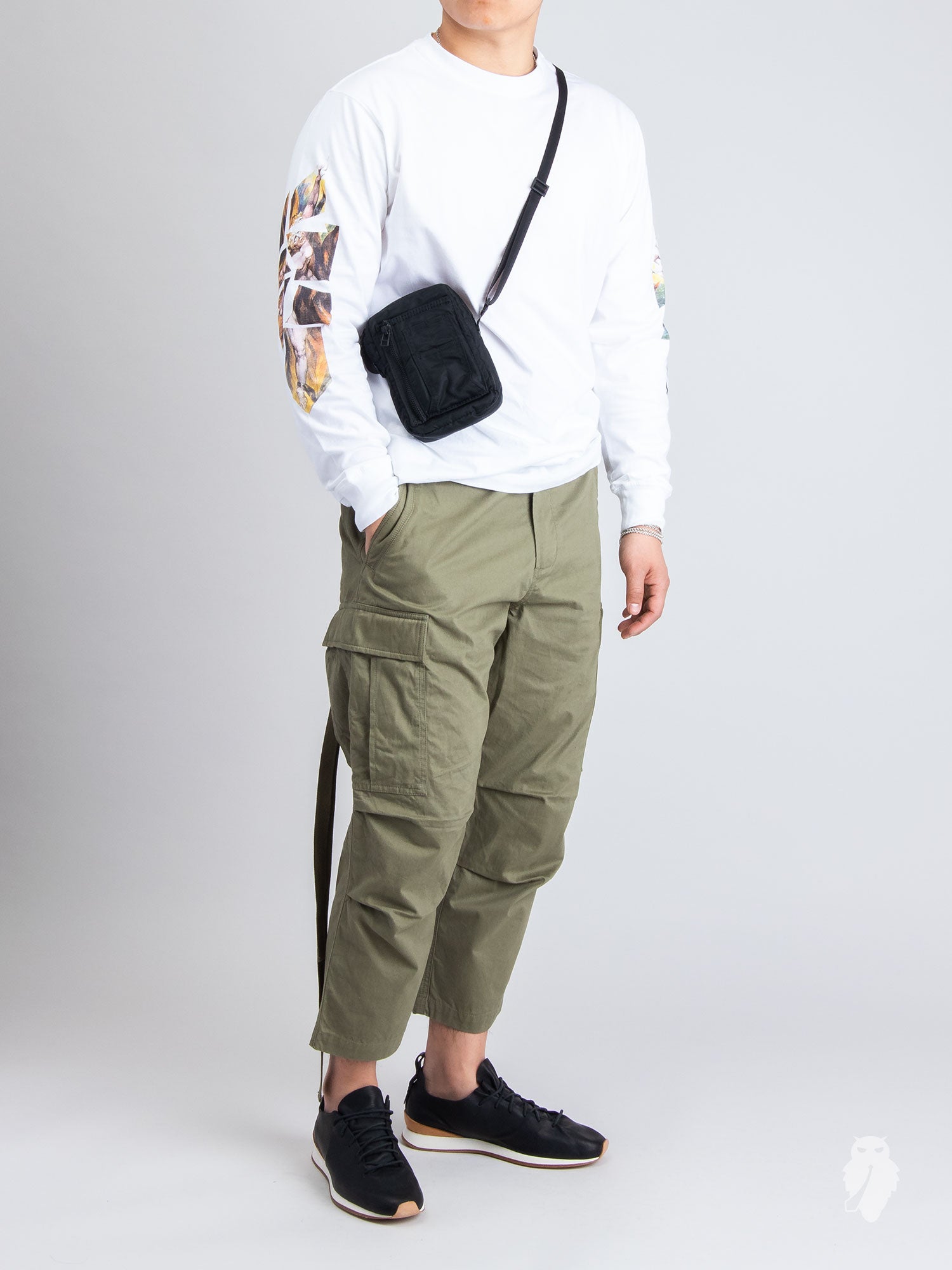 Cropped Cargo Pants in Maha Olive – Blue Owl Workshop
