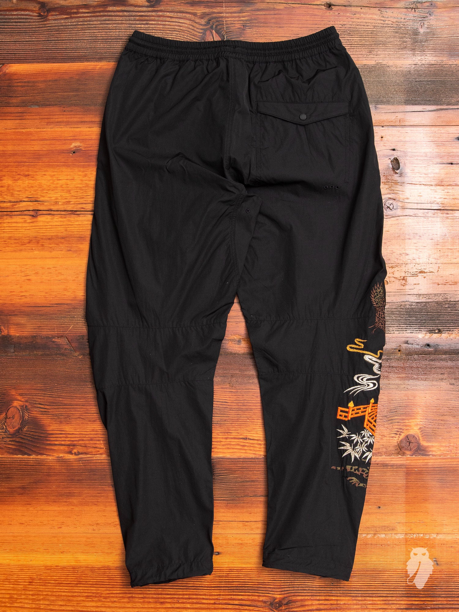 Crane Woven Trackpants in Black – Blue Owl Workshop