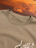 "Ghost" T-Shirt in Maha Olive
