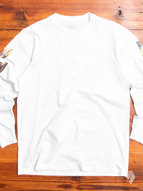 "Heaven & Hell" Long Sleeve T-Shirt in White