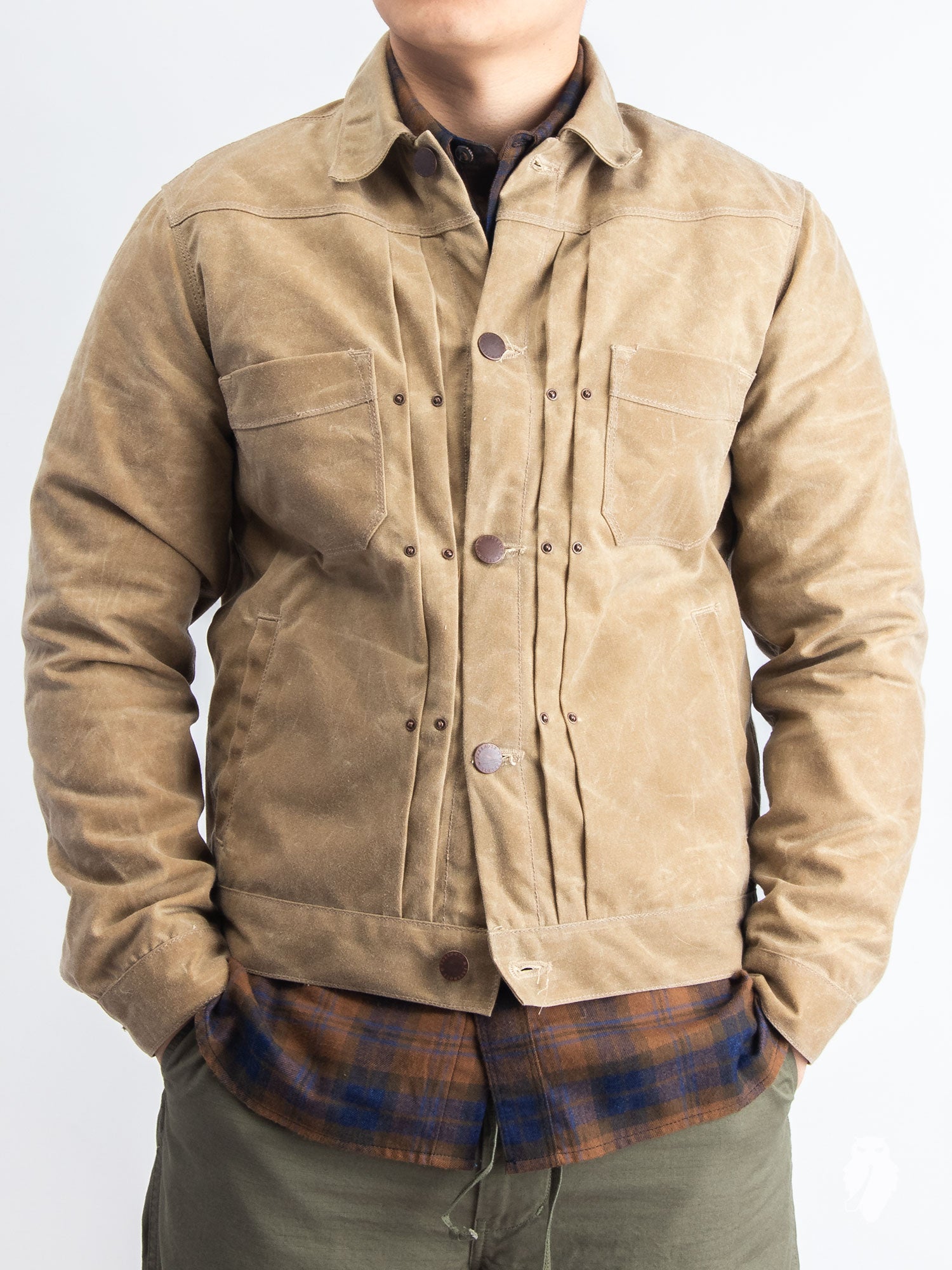 10oz Waxed Canvas Riders Jacket in Tobacco – Blue Owl Workshop
