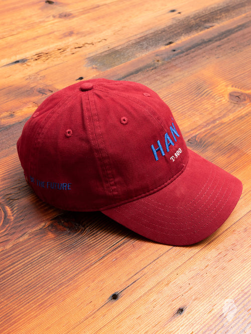 "Han" Artwork Hat in Burgundy