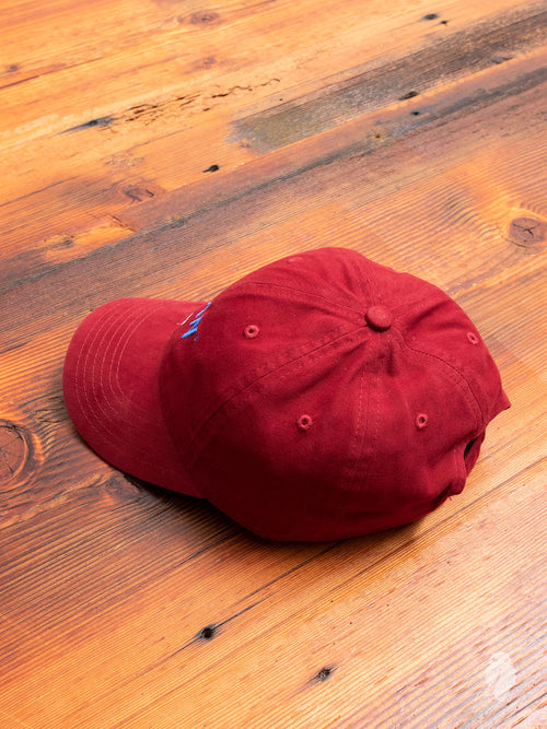 "Han" Artwork Hat in Burgundy