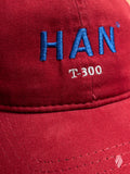 "Han" Artwork Hat in Burgundy