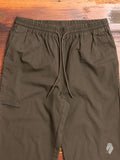 Cropped Pants in Olive Canvas