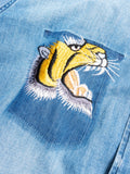 Tiger Western Shirt in Used Indigo