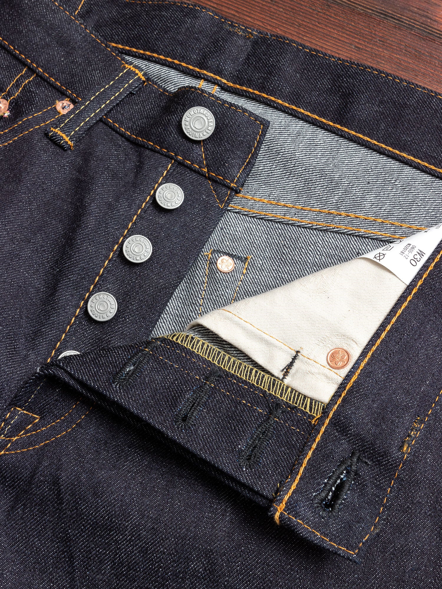 0605-12 12oz Selvedge Denim - Natural Tapered Fit – Blue Owl