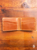 Cordovan Utility Bifold Wallet in Natural