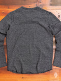 1x1 Long Sleeve T-Shirt in Marled Black